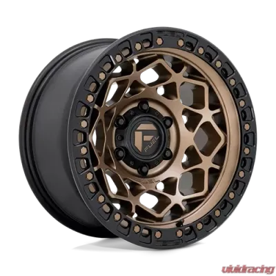 FUEL 1 Piece D785 Unit Wheel 17x9 6x5.5 +1mm Bronze w/Matte Black Ring - D78517908450