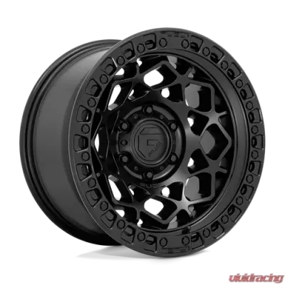 FUEL D786 Unit Wheel 17x9 5x127 | 5x5 -12mm Matte Black w/Matte Black Ring - D78617907545