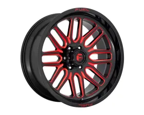 Fuel D663 Ignite Wheel 22x12 6X5.5 -43mm Gloss Black Red Tinted Clear