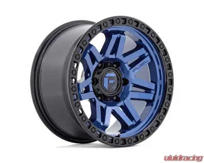 FUEL D813 Syndicate Wheel 17x9 5x127 | 5x5 -12mm Dark Blue w/Black Ring - D81317907545