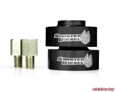 Sinister Diesel Black Leveling Kit Ford Powerstroke 2WD Only 2004-2015 - SD-0415LVL-BLK