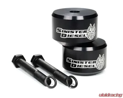 Sinister Diesel Black Leveling Kit Ford Powerstroke 4WD Only 2005-2016 - SD-0510LVL-BLK