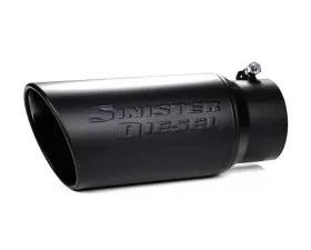 Sinister Diesel Black Ceramic Coated Stainless Steel Exhaust Tip 4