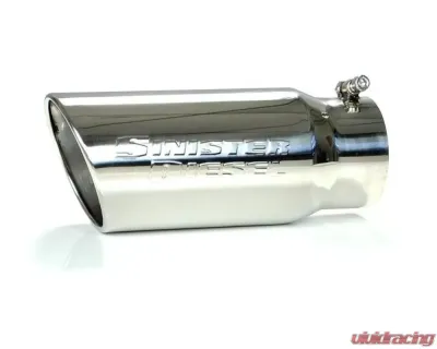 Sinister Diesel Polished 304 Stainless Steel Exhaust Tip 4" to 5 - SD-4-5-POL
