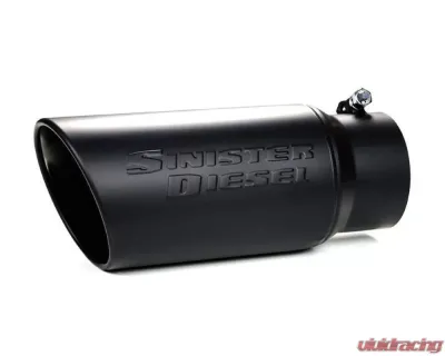 Sinister Diesel Black Ceramic Coated Stainless Steel Exhaust Tip 4" to 6 - SD-4-6-BLK