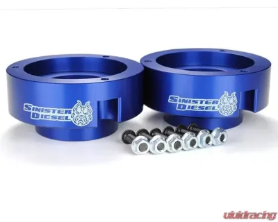 Sinister Diesel 2" Leveling Kit - Blue Dodge Cummins 4WD Only 1994-2009 - SD-9409LVL-BLU