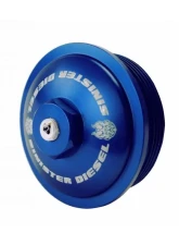 Sinister Diesel Billet Blue Cap Kit Ford Powerstroke 6.0L 2003-2007                                     - SD-BCK-6.0 - Image 3