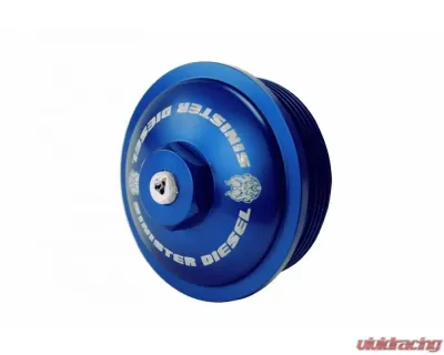 Sinister Diesel Billet Blue Cap Kit Ford Powerstroke 6.0L 2003-2007 - SD-BCK-6.0