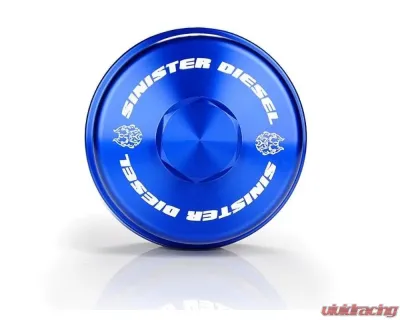 Sinister Diesel Billet Blue Cap Kit Ford Powerstroke 6.4L 2008-2010 - SD-BCK-6.4