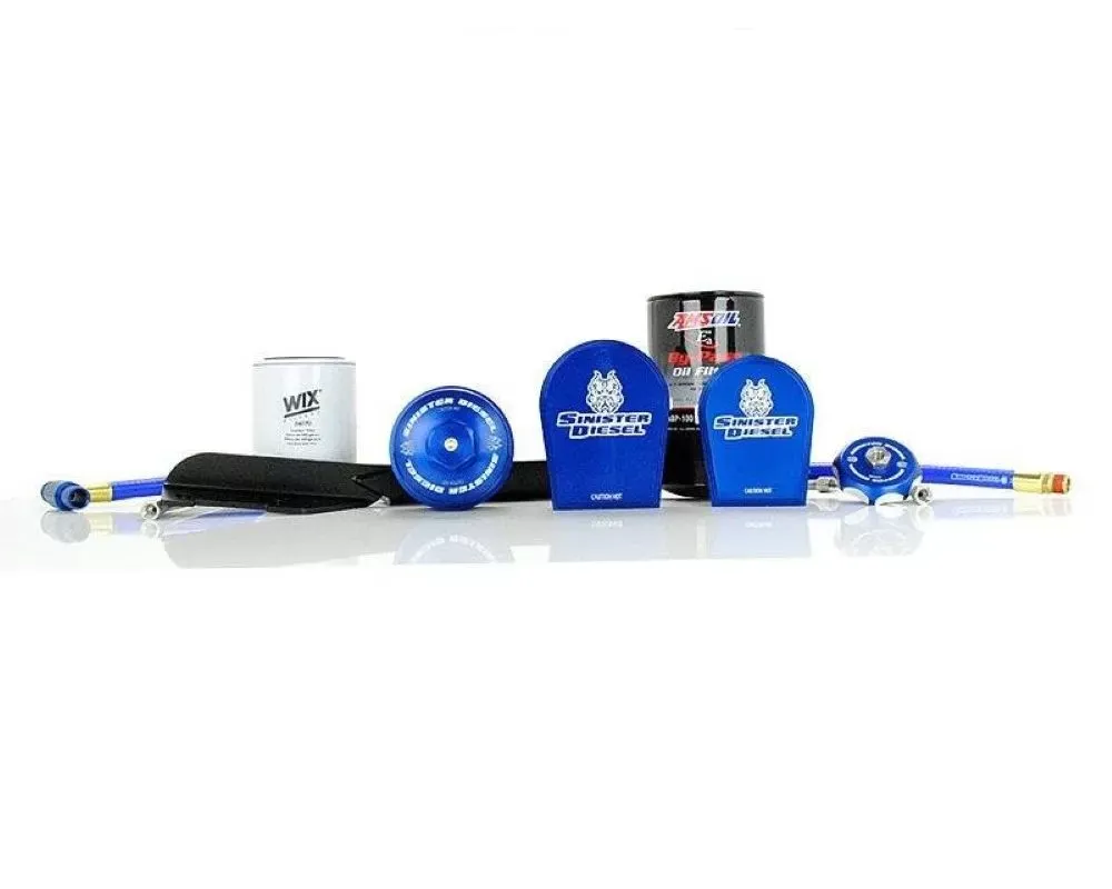 Sinister Diesel Oil Filter|Coolant Filtration System Ford Powerstroke 6.0L 2003-2007 - SD-EOF-CF-6.0