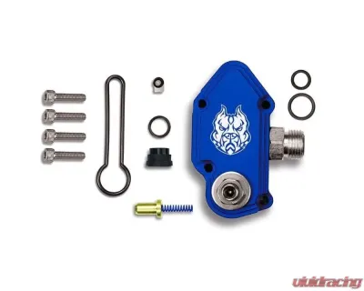 Sinister Diesel Blue Spring Kit w/ Adjustable Billet Spring Housing Ford Powerstroke 6.0L 2003-2007 - SD-FUELBLK-6.0-ADJ
