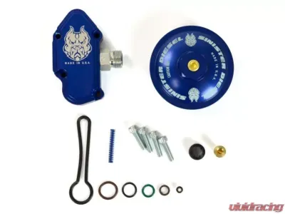 Sinister Diesel Blue Spring Kit and Fuel Filter Cap for 03-07 Ford 6.0L Ford 2003 6.0L V8 - SD-FUELBLK-6.0-FFC