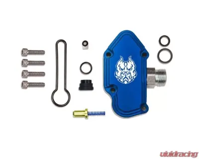Sinister Diesel Blue Spring Kit w/ Billet Spring Housing Ford Powerstroke 6.0L 2003-2007 - SD-FUELBLK-6.0