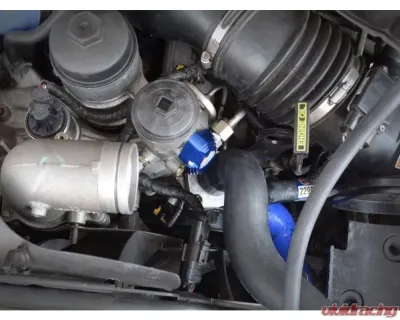 Sinister Diesel Blue Spring Kit w/ Billet Spring Housing Ford Powerstroke 6.0L 2003-2007 - SD-FUELBLK-6.0