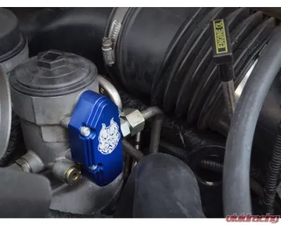 Sinister Diesel Blue Spring Kit w/ Billet Spring Housing Ford Powerstroke 6.0L 2003-2007 - SD-FUELBLK-6.0