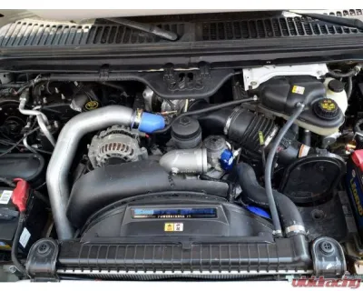 Sinister Diesel Blue Spring Kit w/ Billet Spring Housing Ford Powerstroke 6.0L 2003-2007 - SD-FUELBLK-6.0