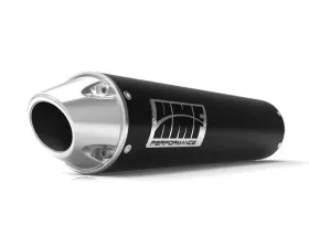 HMF Racing Big Core Slip-On Exhaust for Can-Am Maverick Turbo 15-17, Black