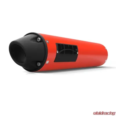 HMF Racing Big Core Slip-On Exhaust for Can-Am Maverick Turbo 15-17, Black - 016570637694