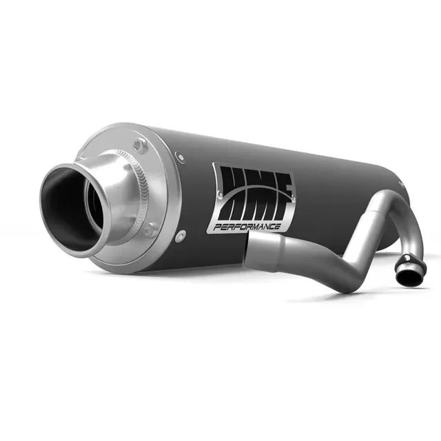 HMF Racing Dual 3/4 Exhaust System for Can-Am Maverick Turbo 15-17, Black - 016572638871
