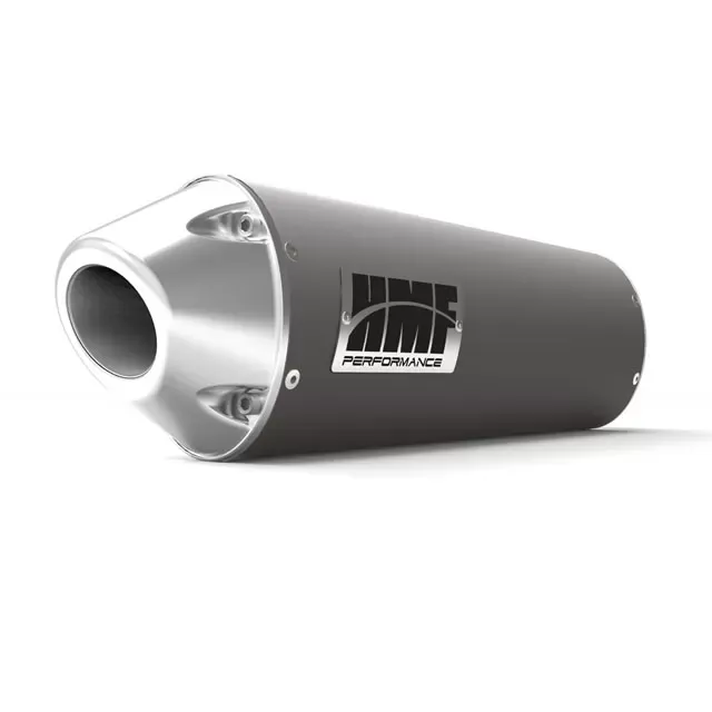 HMF Racing Slip On Exhaust for Can-Am Spyder STS 2013-2016, Black Steel - 015543728786