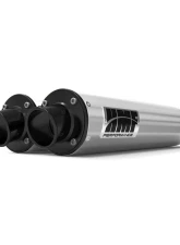 HMF Racing Dual Slip On Exhaust for Arctic Cat Wildcat 1000 12-14, Black                                     - 012305606072 - Image 2