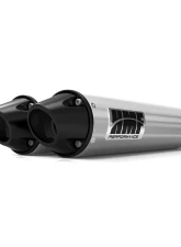 HMF Racing Dual Slip On Exhaust for Arctic Cat Wildcat 1000 12-14, Black                                     - 012305606083 - Image 2