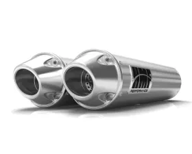 HMF Racing Dual Slip-On Exhaust for Arctic Cat Wildcat 1000 12-14, Black