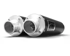 HMF Racing Dual Slip On Exhaust Arctic Cat Wildcat 1000 12-14, Black