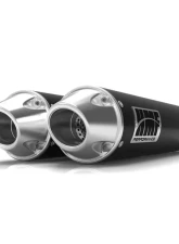 HMF Racing Dual Slip On Exhaust for Arctic Cat Wildcat 1000 12-14, Black                                     - 012305606186 - Image 2