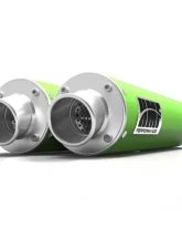 HMF Racing Dual Slip On Exhaust for Arctic Cat Wildcat 1000 12-14, Black                                     - 012305606571 - Image 2