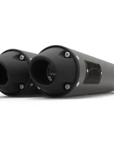 HMF Racing Dual Slip On Exhaust for Arctic Cat Wildcat 1000 12-14, Black                                     - 012305608792 - Image 2