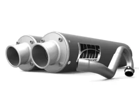 HMF Racing Dual Full System Exhaust Polaris RZR S 900 / 4 / Trail 15-19, Black