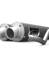 HMF Racing Dual Full System Exhaust Polaris RZR S 900 / 4 / Trail 15-19, Black                                     - 035546638871 - Image 2