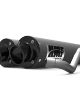 HMF Racing Dual Full System Exhaust - Polaris RZR S 900 / 4 / Trail 15-19, Black                                     - 035546638872 - Image 2