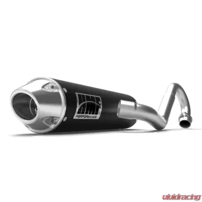 HMF Racing Big Core 3/4 Exhaust for Can-Am Maverick Turbo 15-17, Black - 016579638091