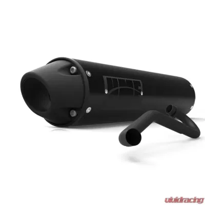 HMF Racing Big Core 3/4 Exhaust Can-Am Maverick Turbo 15-17, Black - 016579638094