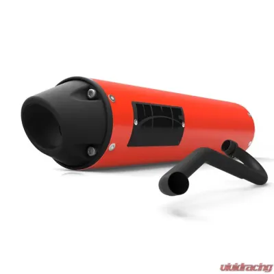 HMF Racing Big Core 3/4 Exhaust Can-Am Maverick Turbo 15-17, Black - 016579637694