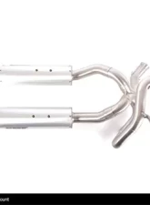 HMF Racing Dual 3/4 Performance Exhaust System, Yellow Turn Down, Black Tips, Outer Mount, Can-Am Commander 1000 (14-15)                                     - 016522696372 - Image 2