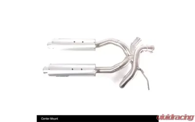 HMF Racing Dual 3/4 Performance Exhaust System, Yellow Turn Down, Black Tips, Outer Mount, Can-Am Commander 1000 (14-15) - 016522696372