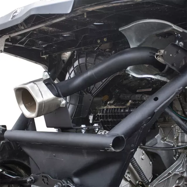 HMF Racing Maverick X3 Slip-On Muffler Delete Black | Can-Am 2017-2023 - 016603638790