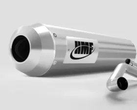 HMF Racing Honda Grom Slip-On Exhaust System Brushed, 2014-2023, Steel