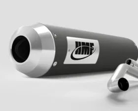 HMF Racing Honda Grom Slip-On Exhaust System Grey, 2014-2023, Durable Material