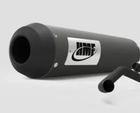 HMF Racing Honda Grom Slip-On Exhaust System Grey Blackout 2014-2023