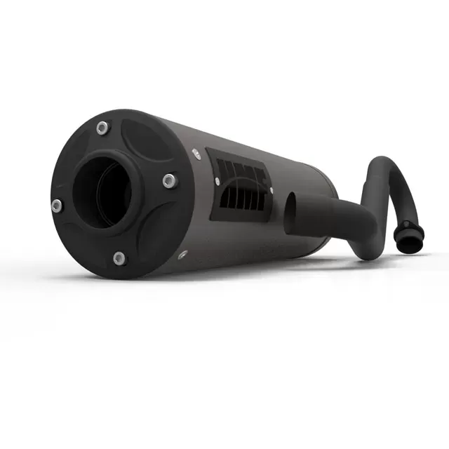HMF Racing Exhaust System - Black, Fits 2015-2020 Honda CRF450R - 535444608893