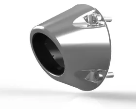 HMF Racing Performance Euro End Cap Big Core Polished - Honda TRX450R 2004-2009