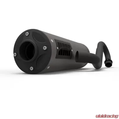 HMF Racing Exhaust System for Honda TRX450R 2004-2009, Black, Steel - 735444608893