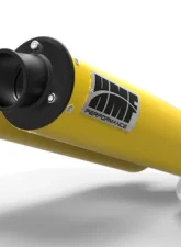 HMF Racing Dual 3/4 Performance Exhaust System, Yellow Turn Down, Black Tips, Outer Mount, Can-Am Commander 1000 (14-15)                                     - 016522696372 - Image 3