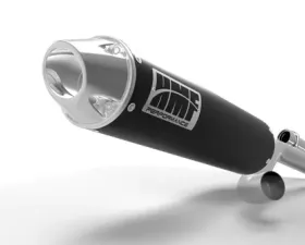 HMF Racing Big Core Full System Black Exhaust Euro Tip for Can-Am Maverick Turbo 15-17