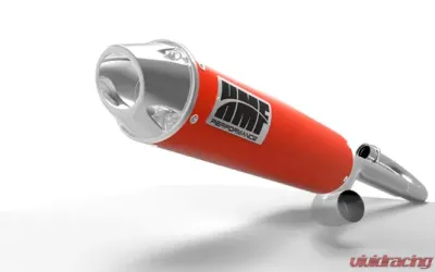 HMF Racing Big Core Exhaust Can-Am Maverick Turbo 15-17 Red Euro Tip - 016578637691