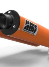 HMF Racing Dual Full System Exhaust Orange Turn Down Black Tips Polaris RZR XP 900 11-14                                     - 035396636872 - Image 2